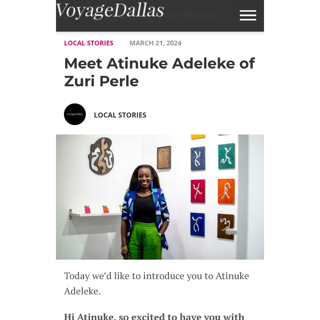 Atinuke Adeleke interview with Voyage Dallas