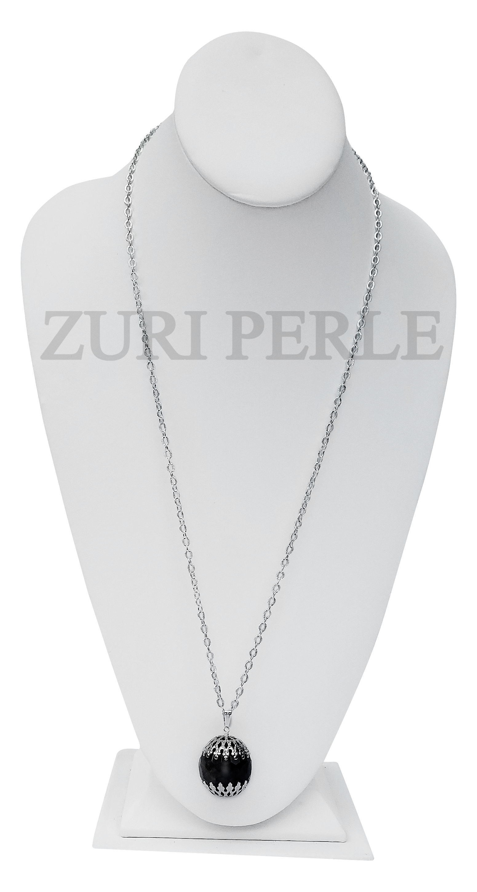 Zuri Perle Labradorite Handmade necklace African Inspired Jewelry Nigerian Jeweler