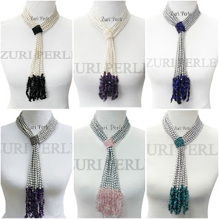 Zuri Perle Tassel Tie Pearl Jewelry